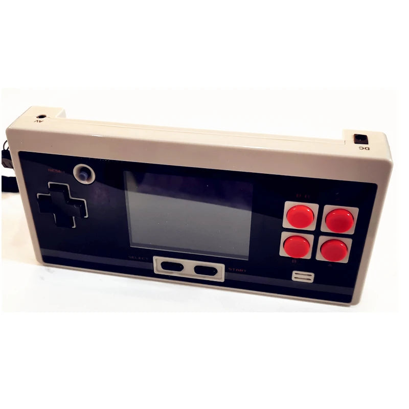 Newest HAMY Portable Pocket NES Retro Classic Shape Handheld Game Player Cartridge Slot for Original 72Pin Card 2.8inch Grey