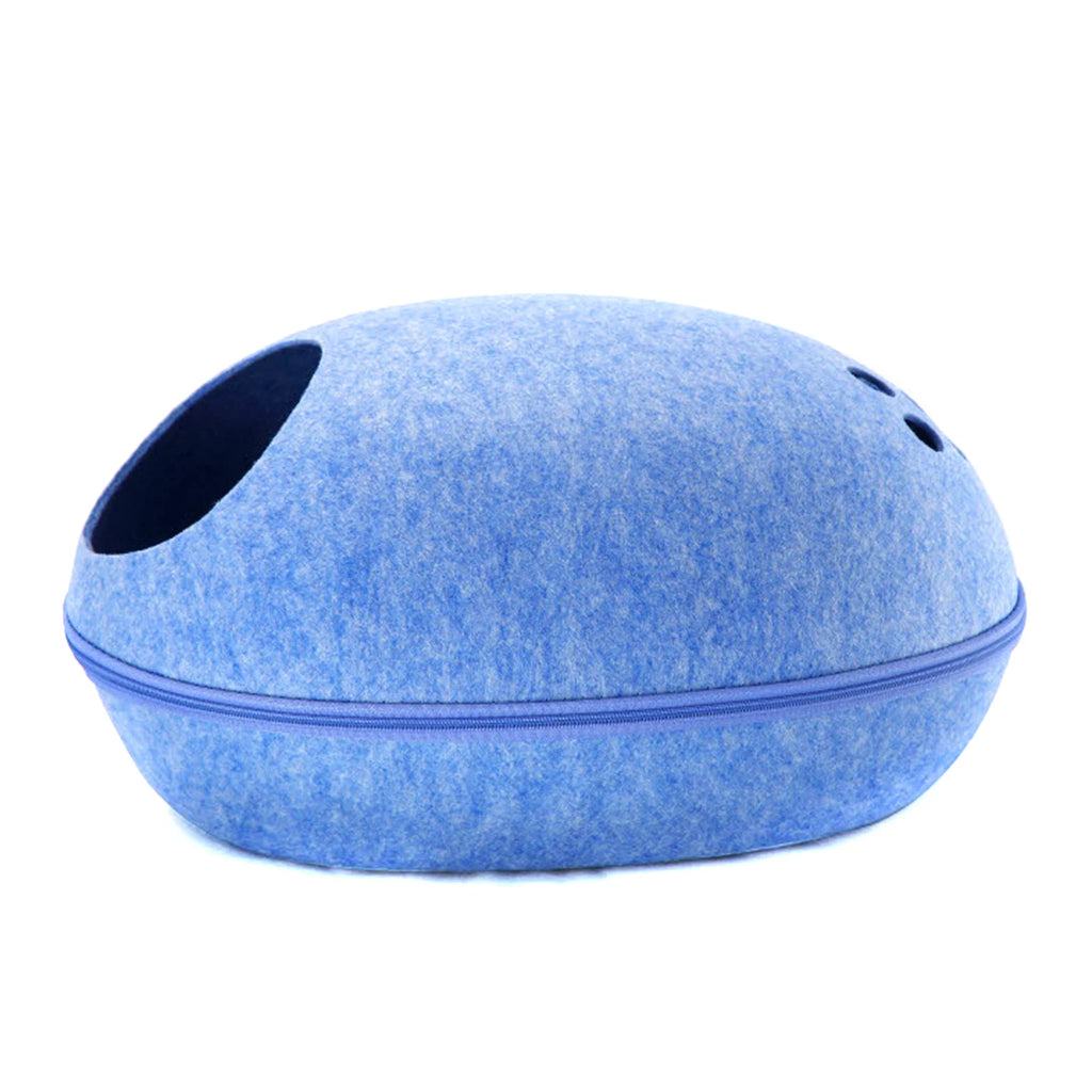 Hunde- und Katzenbett, Höhle, Schlafsack, Reißverschluss, Eierform, Filztuch, Haustierhaus, Katzenkorb, Produkte für Katzen, Tierbedarf auf Lager