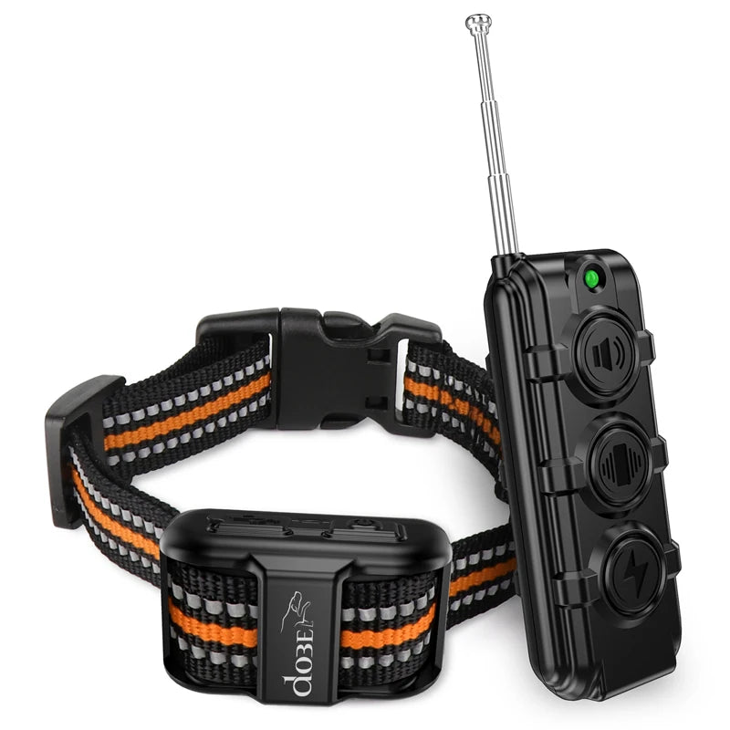 Wiederaufladbares Antibell-Hundetrainingshalsband, wasserdicht, mit Fernbedienung, Haustierprodukt, für Welpen und kleine Hunde, 400 m Reichweite