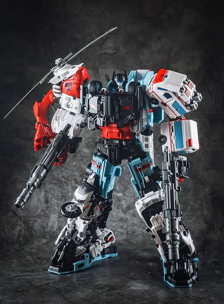 Defensor Robot Transformation 5 In 1 Defensor Yes Model YM-17 YM17 Vulcan Hot Spot KO ...