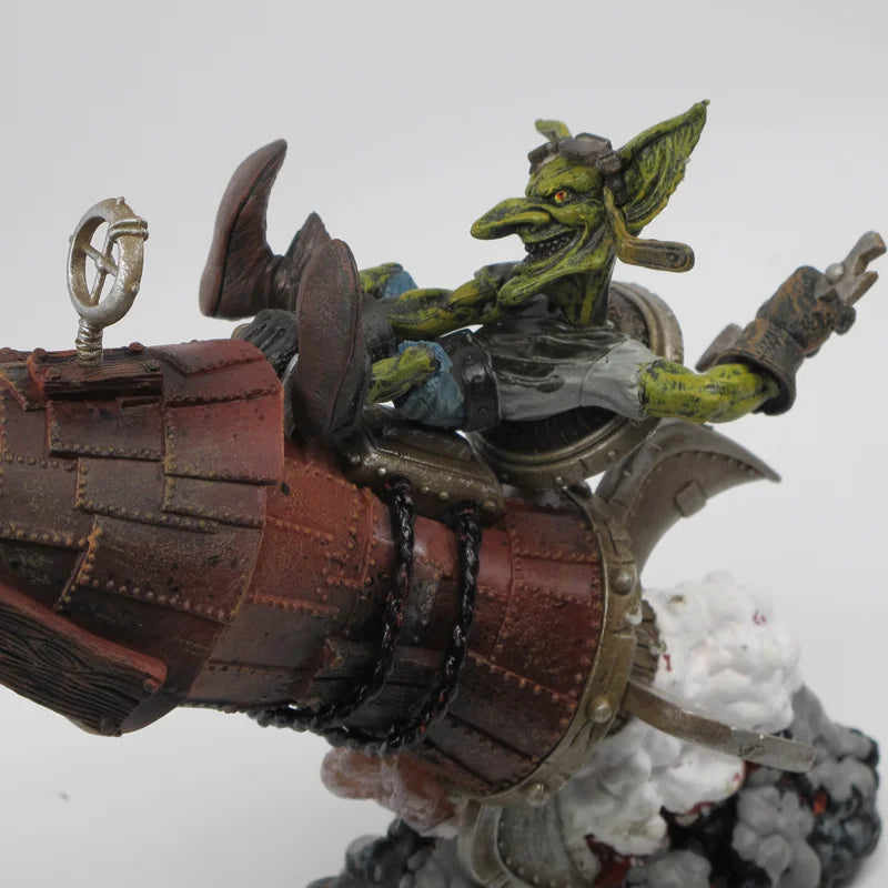 Original package DC6 WOW Gibzz Sparklighter Goblin Tinker 7 inch PVC Model Toy figure