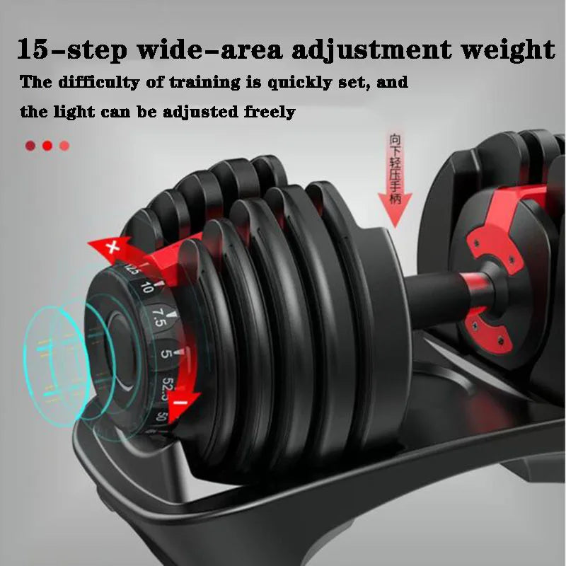 40kg/90 lbs. smart, fast, detachable and adjustable men's household dumbbells, gym weights, fitness equipment, weights weights