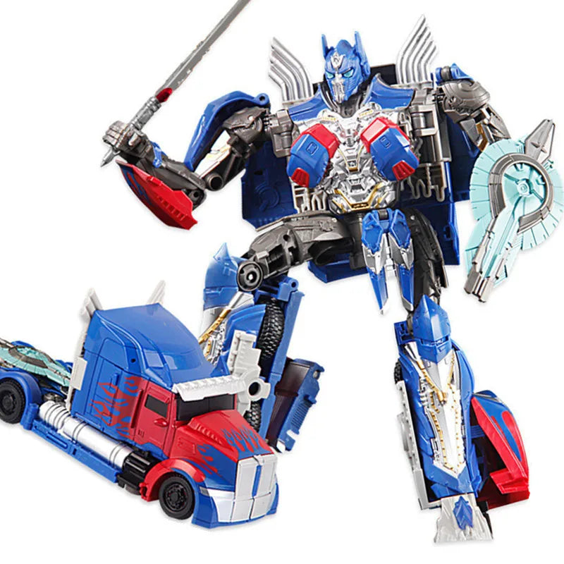 BMB New 21CM Big Transformation Toys Boy Movie 5 Robot Car Action Figures Anime Aircraft Model Classic Kids Gift YS-03 H6001-3