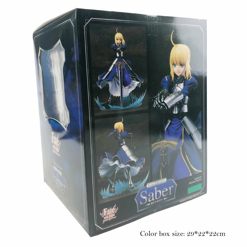 Anime-Spiele Fate Stay Night Alter Saber Actionfigur PVC-König der Ritter im Maßstab 1/7 Ausgezeichnetes Modellspielzeug Sammlerstücke
