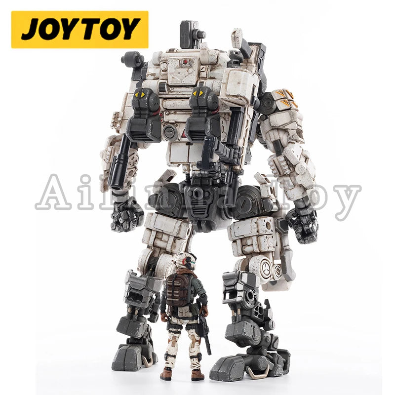 JOYTOY 1/25 Action Figure Mecha STEEL BONE ARMOR White Version Anime Collection Model Toy For Gift