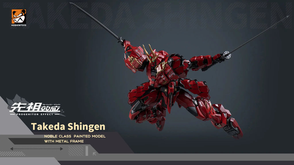 COMIC CLUB IN-STOCK Moshow Toys Metal Build 1/72 MCT-J02 Takeda Shingen Progenitor Effect Alloy Finished Robot Model Figure Toy