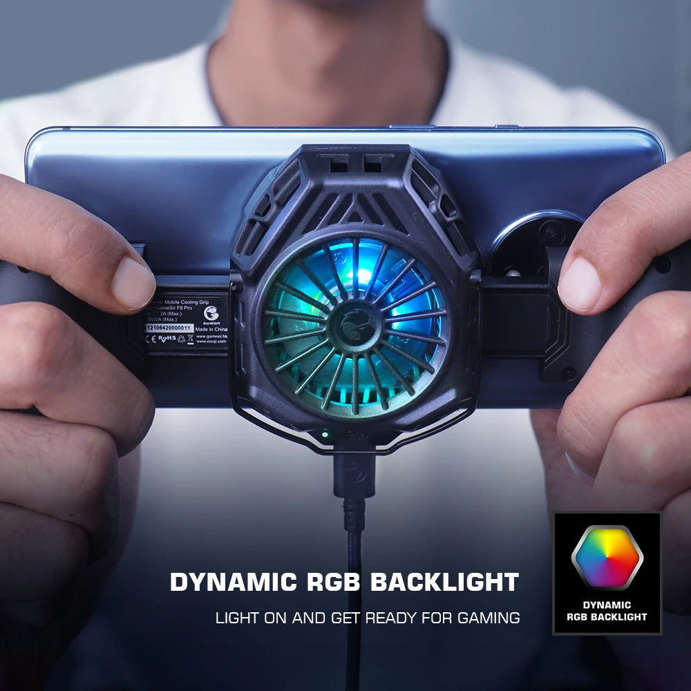 GameSir F8 Pro Mobile Cooling Gamepad, Game Controller with Cooling Fan, Smartphone Cooler for Android Phone / iPhone