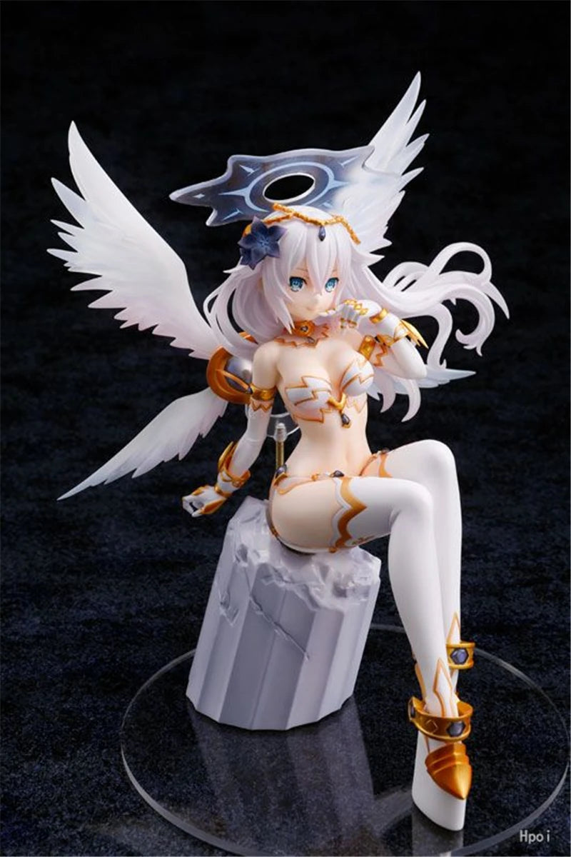 Anime Hyperdimension Neptunia 4 Goddesses Online Black Heart Noire Neptune 1/7 Scale PVC Figure Collectible Model Toys Doll Gift