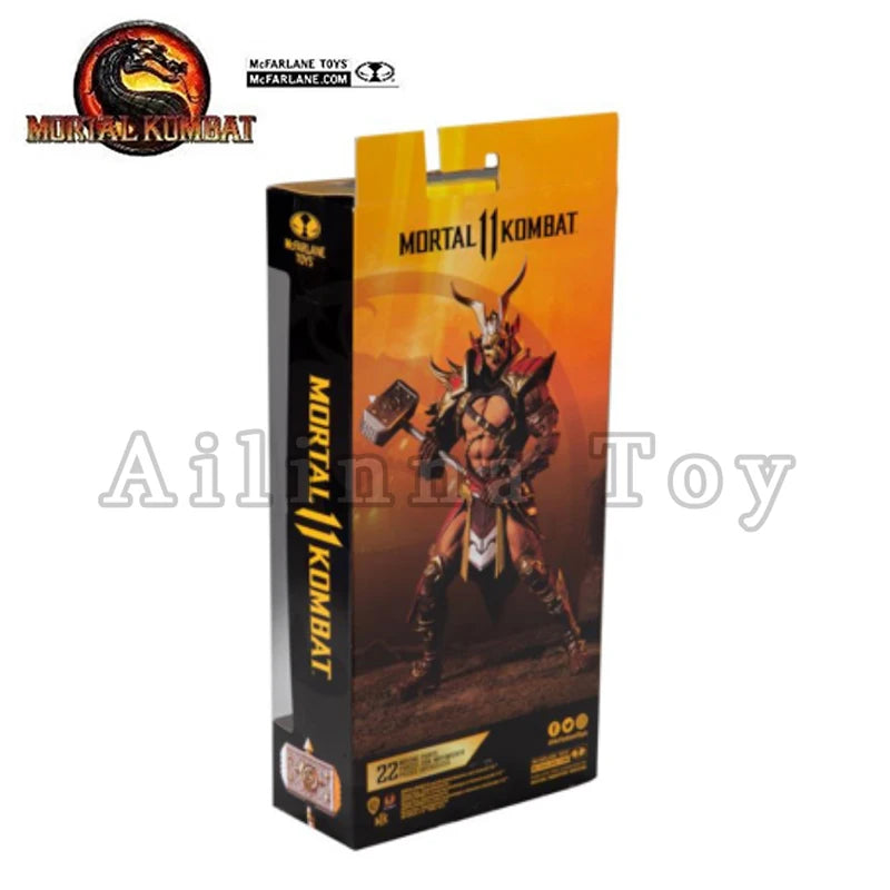McFARLANE 7inches Action Figure Mortal Kombat XI Shao Kahn Anime Model For Gift