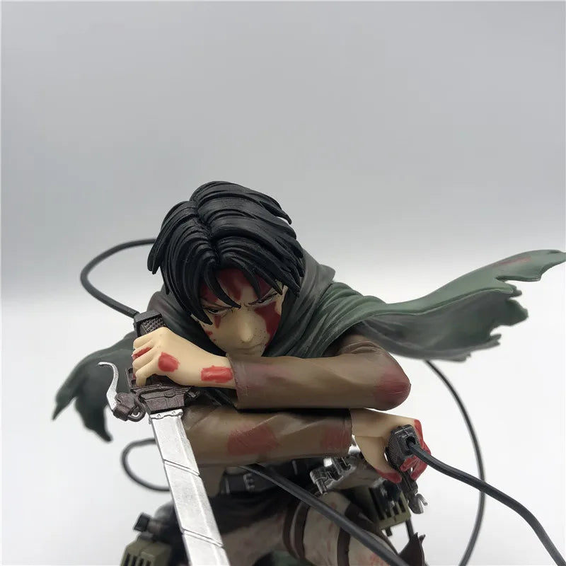 Figure Rival Ackerman Action Figure Package Ver. Levi PVC Action Figure Rivaille Collection Model Toys 18cm