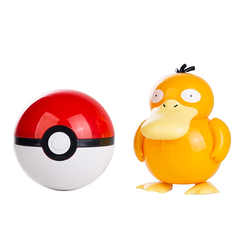 New Pokemon Figures Genuine Original Box Pikachu Charizard Greninja Pocket Monster Pokeball Action Deformation Model Toys Gift