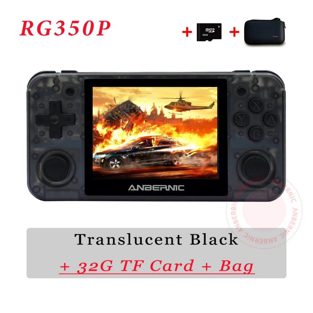 Anbernic RG350P Handheld Game Console 3.5 IPS Screen 2500 Retro Games PS1 HDMI-compatible Mini Pocket HD TV Game Player Boy Gift
