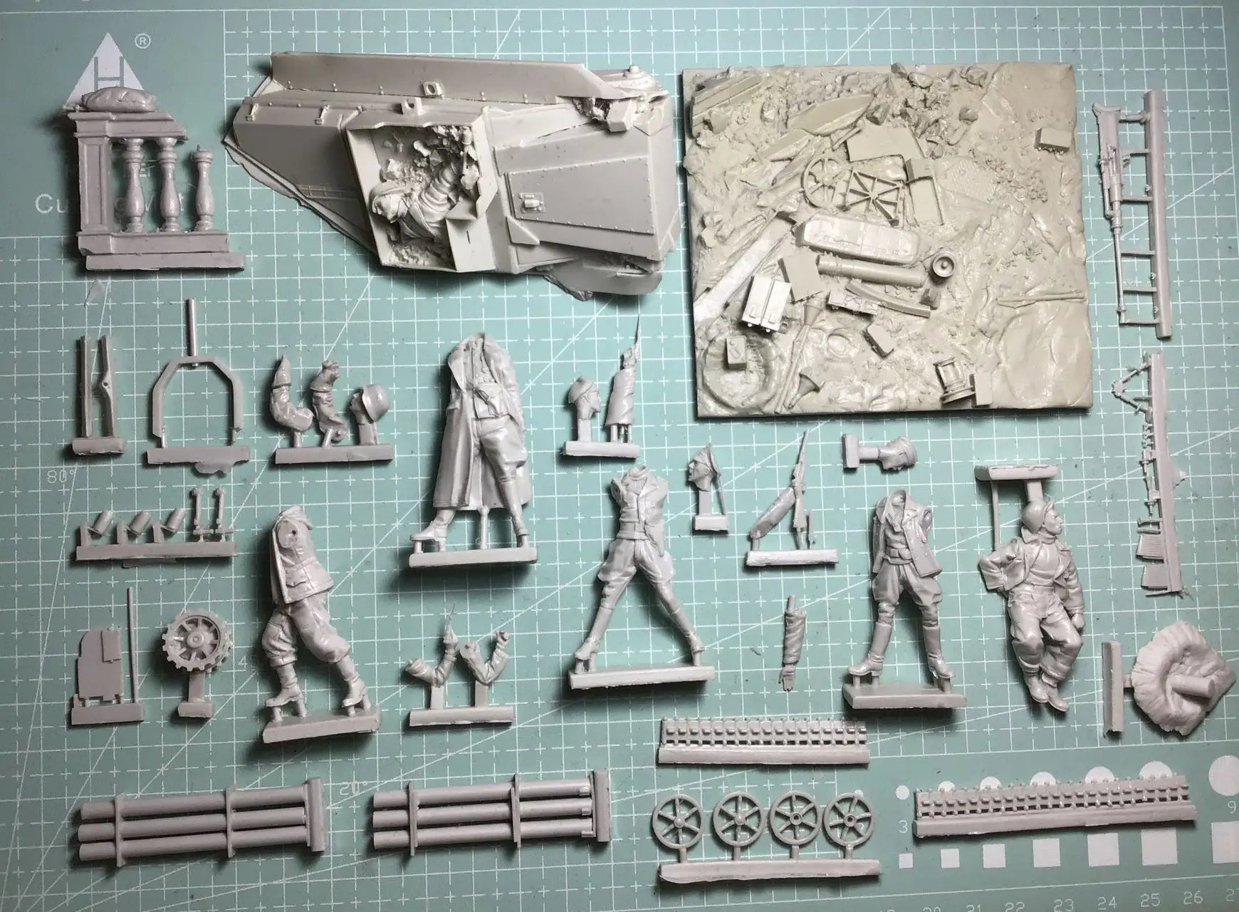 1/35 Resin Model Figure GK， Unassembled and unpainted kit