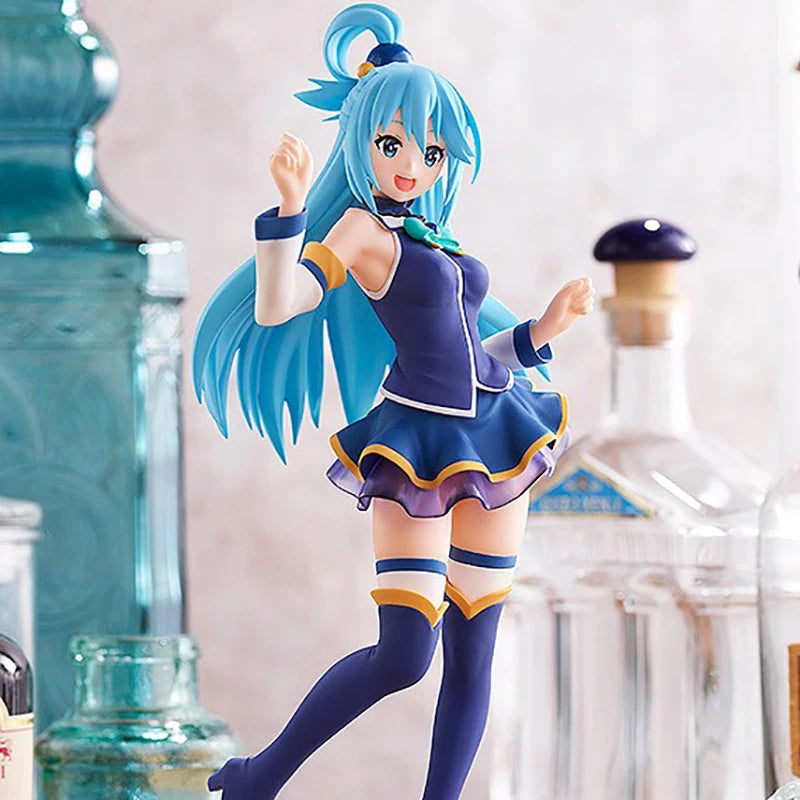 Judai Original MF Up Parade Anime Konosuba God's Blessing on This Wonderful World Goddess Aqua PVC Action Figure Model Toys