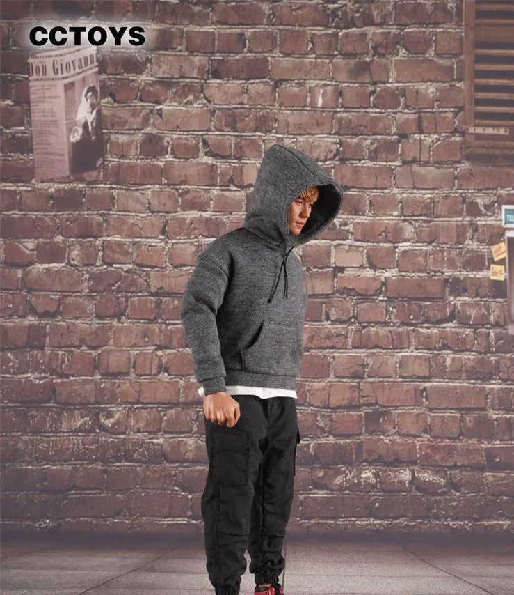 CCTOYS CC010 1/6 Scale Male clothes fashion Sport style Hooded sweater Sport hoodie fit 12 inch PH Tbl action figure