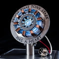 Отмъстителят Iron Man Mk1 Arc Reactor Тони Старк Сърцето на Марк Фигура LED Светлинен Модел Супергерой 1:1 Косплей Играчки Нагръдник Детски Подарък