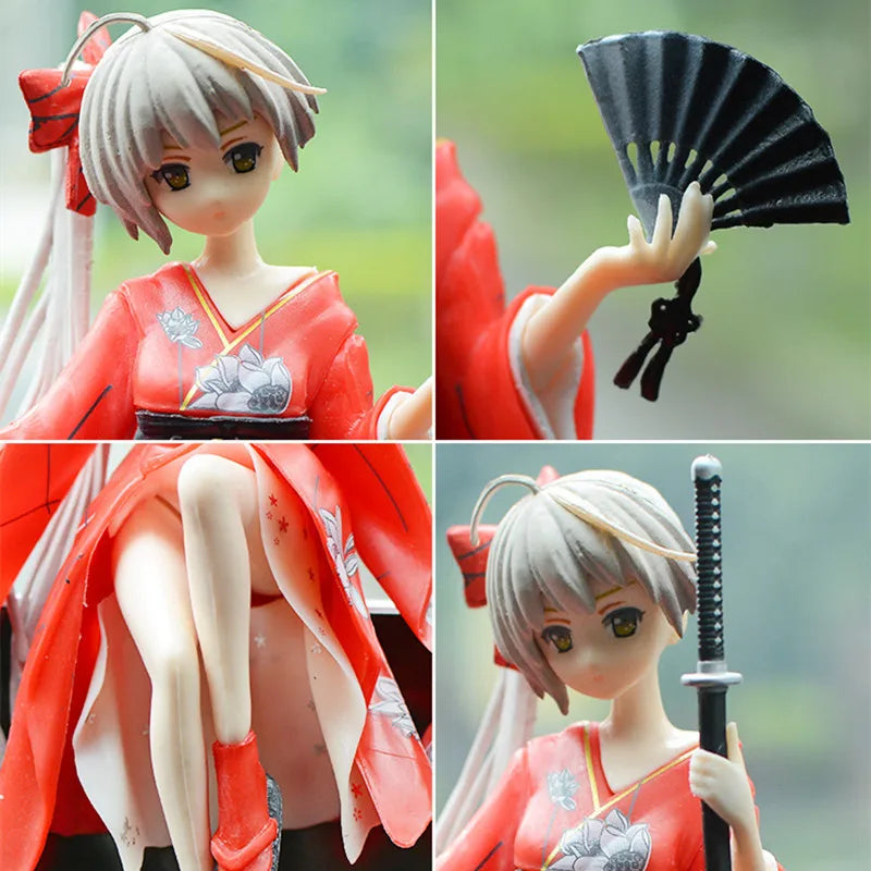 Japan 13CM Yosuga no Sora Figur PVC Action Anime Sammlerstück Puppenmodell Spielzeug Kimono Sora Figur für Kinder Geschenk