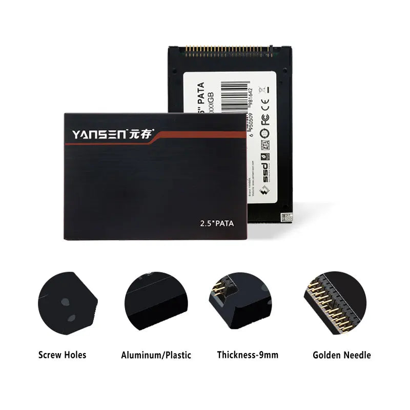 KingSpec 2.5'' PATA IDE interface 256GB 32GB 64GB 128GB SSD MLC Hard Drive Disk for IPC Motherboard Laptop DIY PC