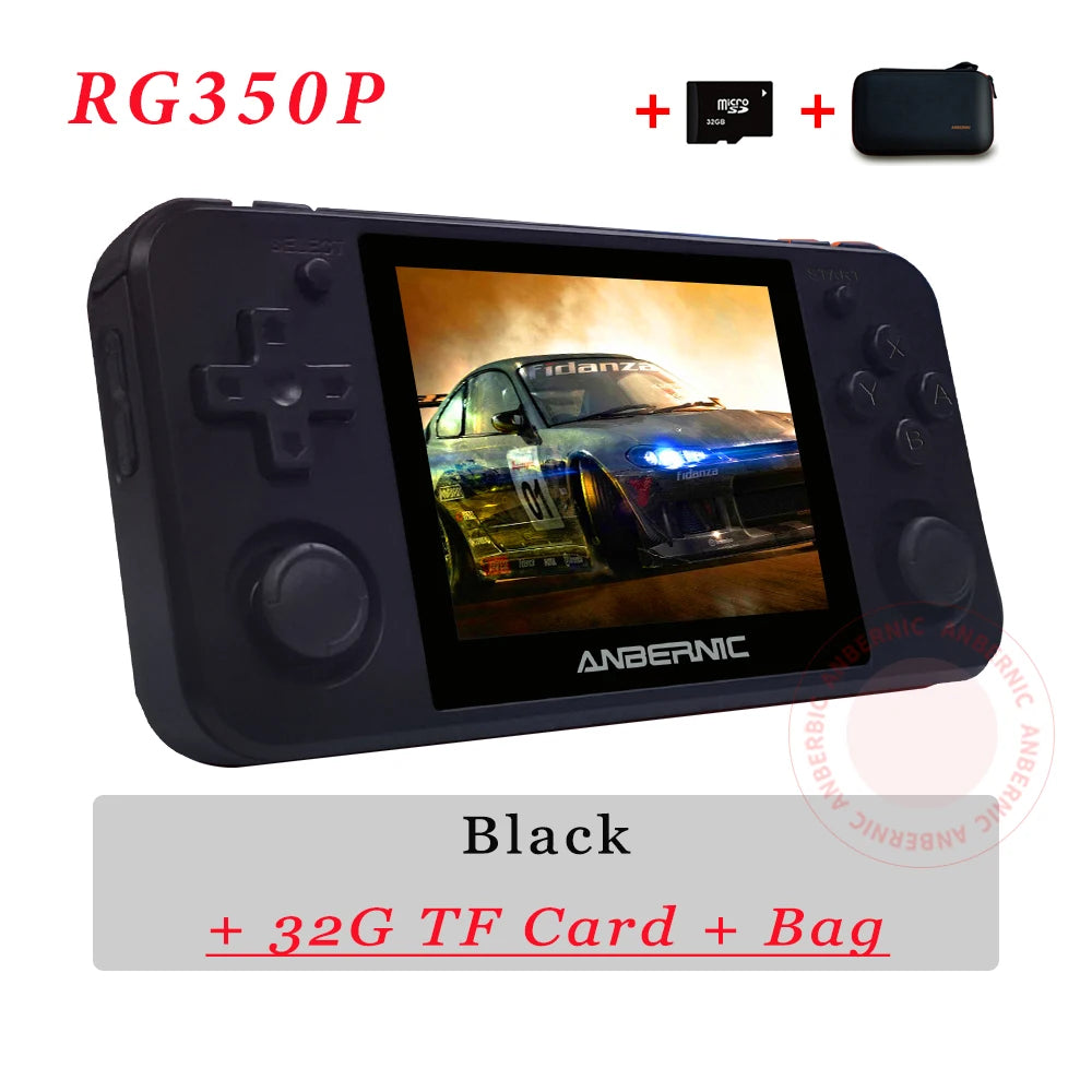 Anbernic RG350P Handheld Game Console 3.5 IPS Screen 2500 Retro Games PS1 HDMI-compatible Mini Pocket HD TV Game Player Boy Gift