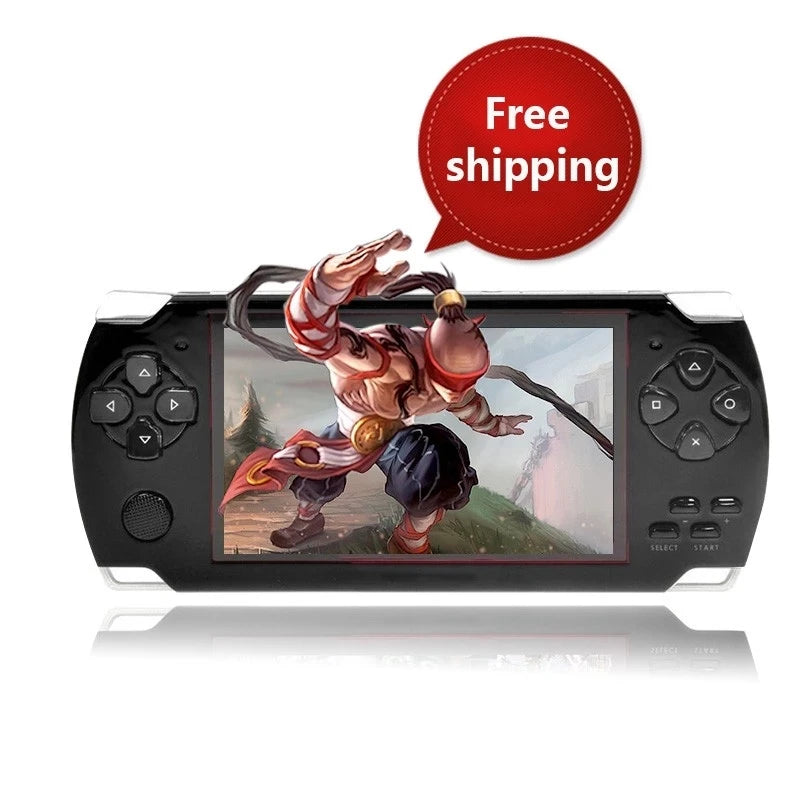2025 HOT Built-in 5000 games, 8GB 4.3 Inch PMP Handheld Game Player MP3 MP4 MP5 Player Video FM Camera Portable Game Console