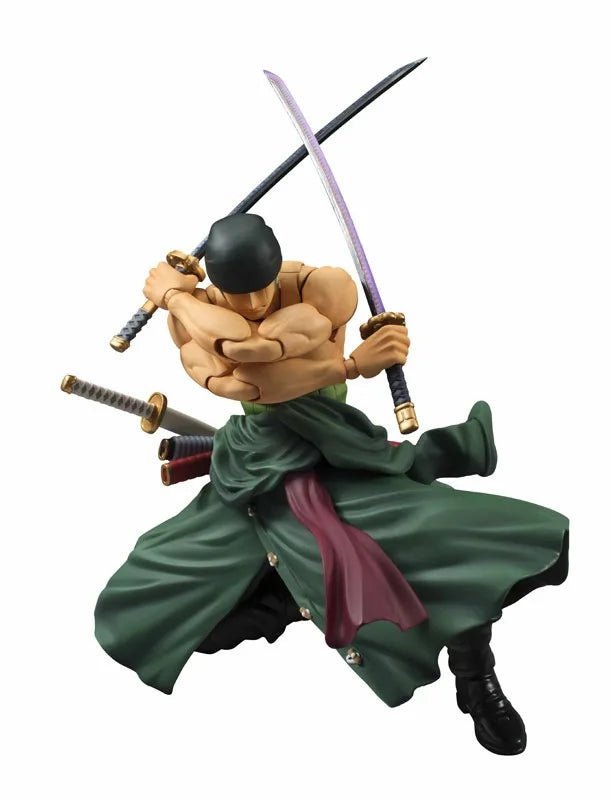 Anime One Piece 18cm BJD Roronoa Zoro Gelenke Bewegliche PVC Action Figure Sammlung Modell Spielzeug