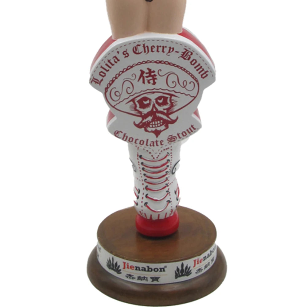 DY-TH305 Bar Craft Beer Keg System Promotional Item Miss Mexico Hot And Sexy Girl Beer Tap Handle