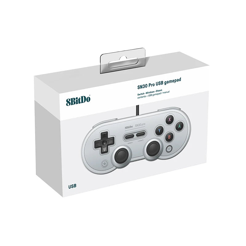 1 Or 2PCS 8BitDo SN30 Pro Wired USB Gamepad Game Control for NS Switch Windows Raspberry Pi SN Edition Controller Accessories