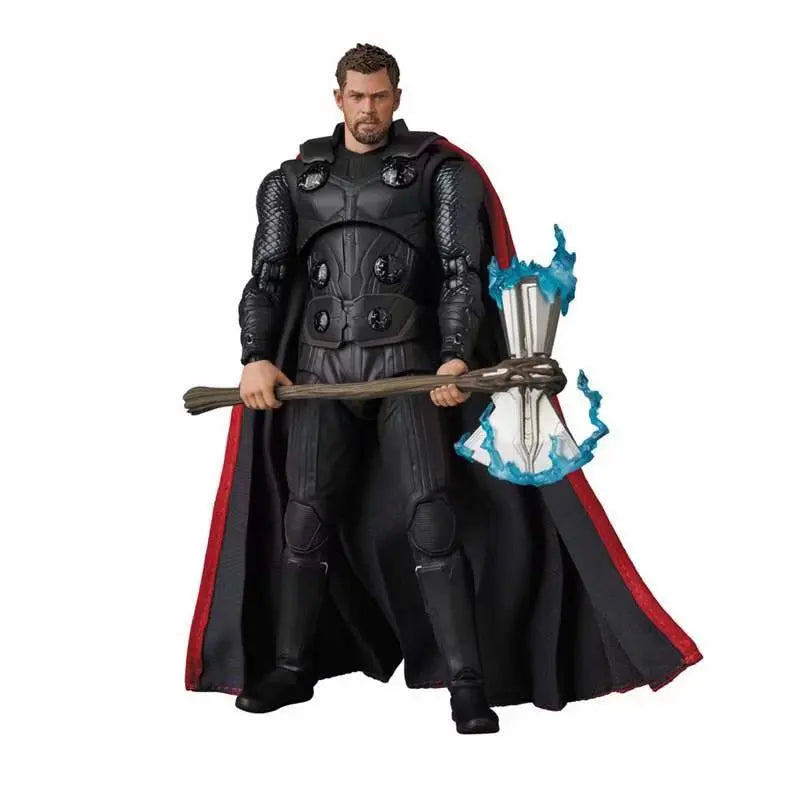 Anime Marvel Avengers 3 MAF 104 Thor PVC Action Figure Kids Christmas Gift 16cm