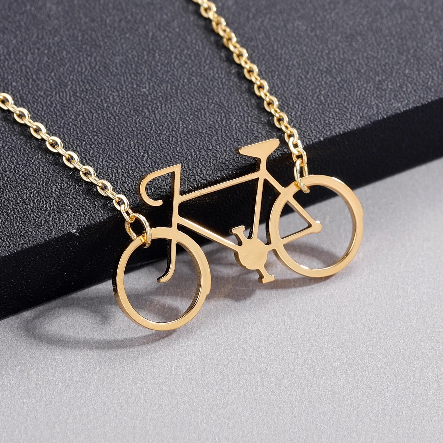 Bicycle 925 Sterling Silver Pendant Fashion Necklace Classic Womens Jewelry Girlfriend Birthday Romantic Gift For Men Souvenir