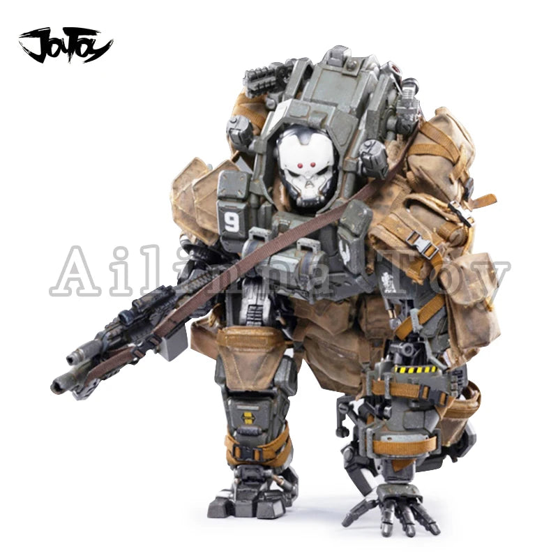JOYTOY 1/18 12.5inch Action Figure Mecha 09th Legion-Fear II Strike Type Anime Collection Model Toy For Gift
