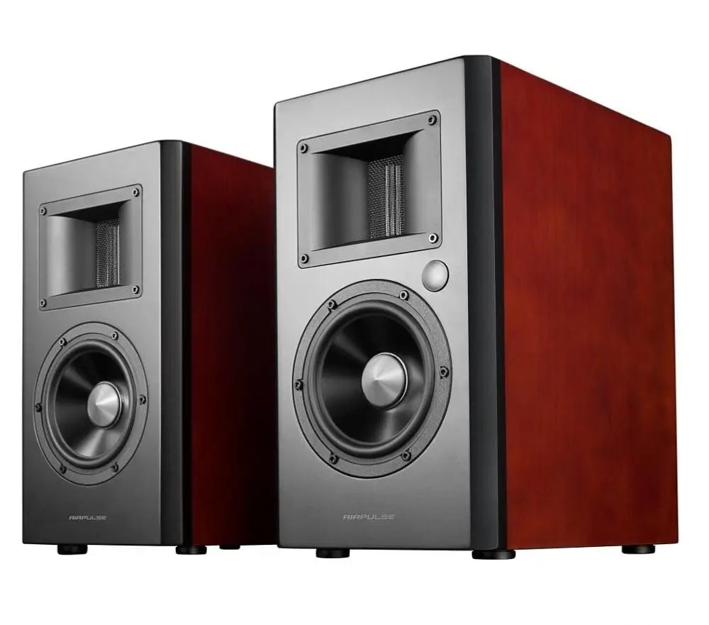 Airpulse A200 Bluetooth-Lautsprecher Aktiver Regallautsprecher Subwoofer-Ausgang Bluetooth APT-X 4.0 Mit Fernbedienung