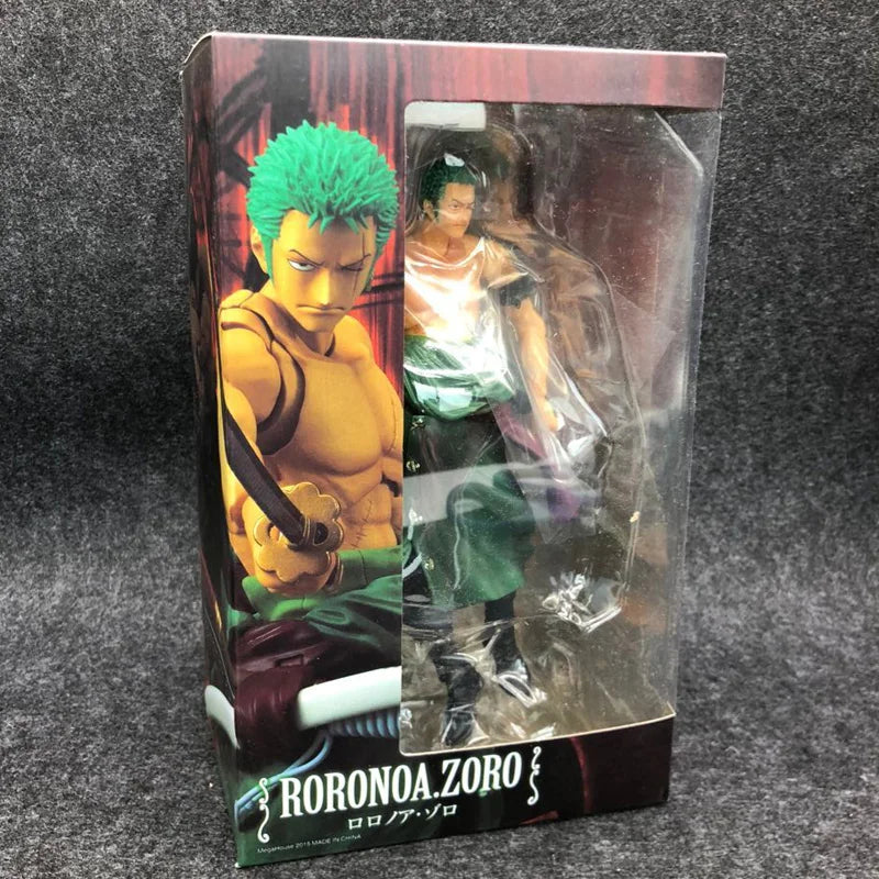 Anime One Piece 18cm BJD Roronoa Zoro Gelenke Bewegliche PVC Action Figure Sammlung Modell Spielzeug