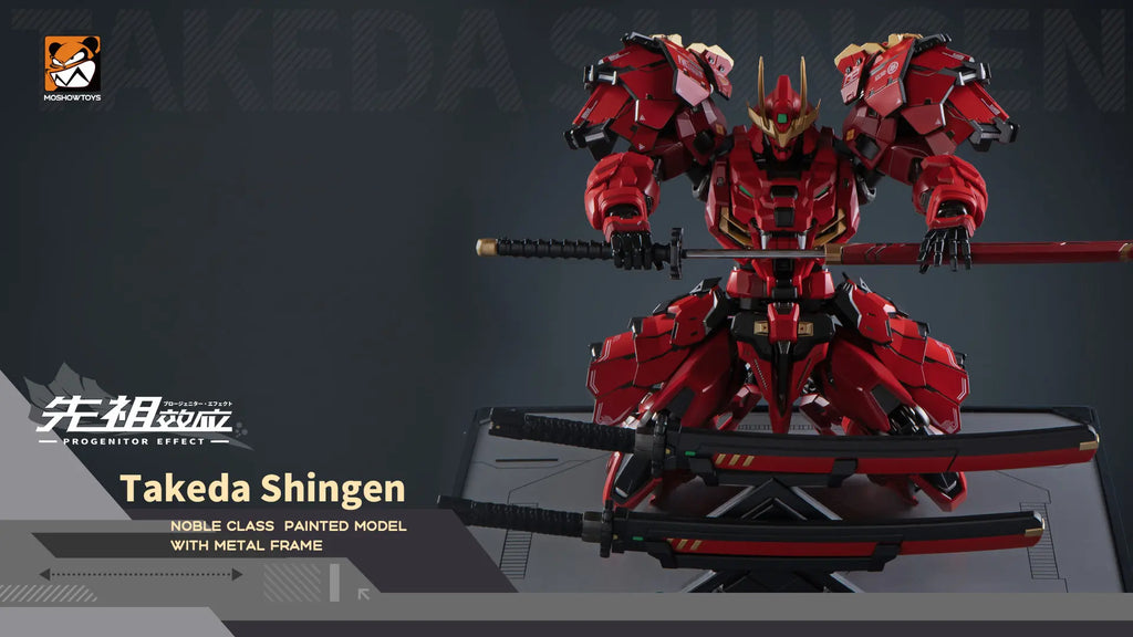 COMIC CLUB IN-STOCK Moshow Toys Metal Build 1/72 MCT-J02 Takeda Shingen Progenitor Effect Alloy Finished Robot Model Figure Toy