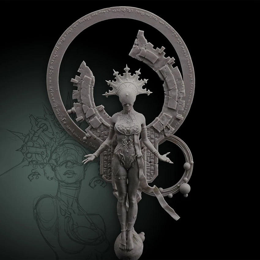 1/18  ANCIENT FANTASY WARRIOR STAND  Resin figure Model kits Miniature gk Unassembly Unpainted