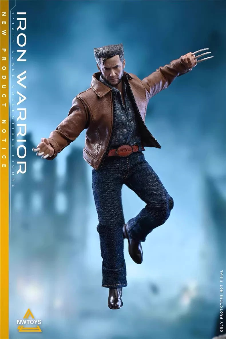 Nwtoys 1/12 Wolverine Battle Suit Uncle Wolf American Leather Version Action Figure