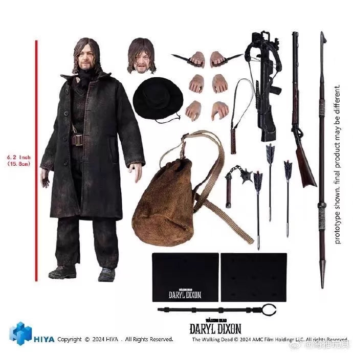 HIYA The Walking Dead Daryl Dixon Brother Nu TV Drama Version Commoner Action Figure Figure