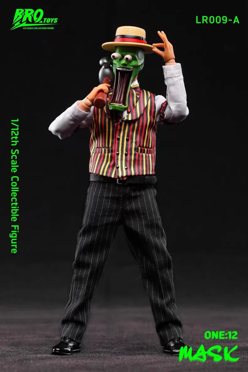 BROTOYS LR009A 1/12 Disguised Stranger Jim Carrey Mask Man Commoner Action Soldier Figure