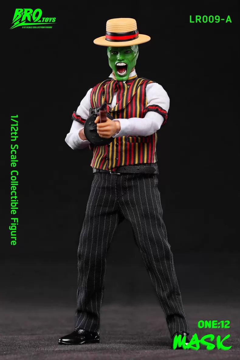 BROTOYS LR009A 1/12 Disguised Stranger Jim Carrey Mask Man Commoner Action Soldier Figure