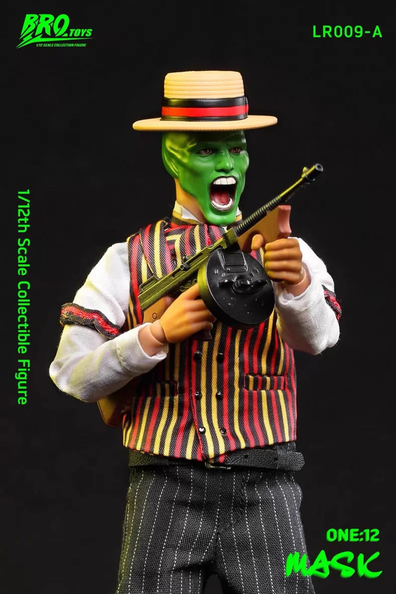 BROTOYS LR009A 1/12 Disguised Stranger Jim Carrey Mask Man Commoner Action Soldier Figure