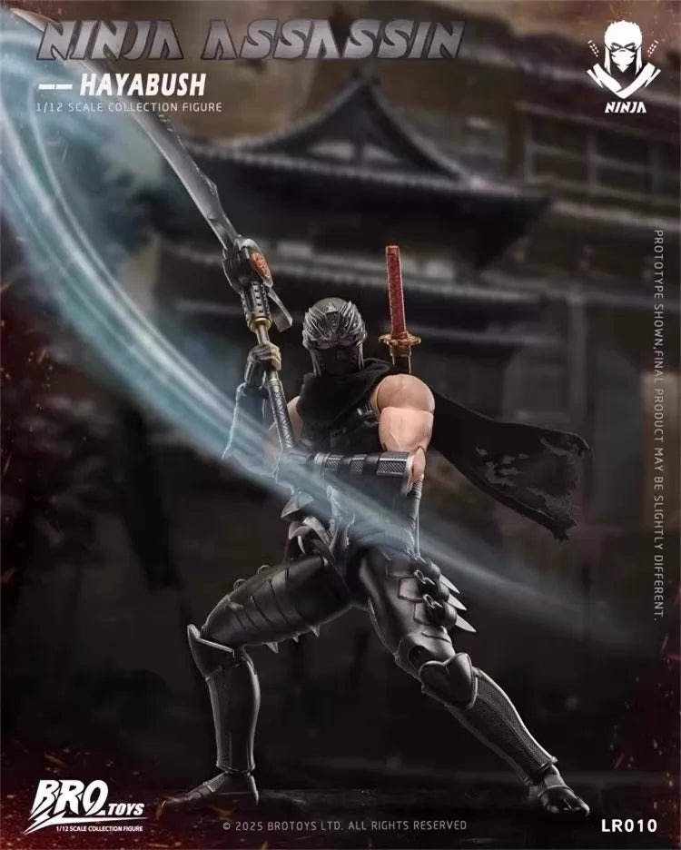 BROTOYS Ninja Assassin Hayabusa Ninja Gaiden 1/12 Action Figure