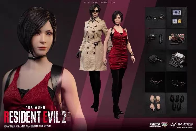 DAMTOYS NAUTS 1/6 Resident Evil 2 Ada Wong (Articulated) DMS039