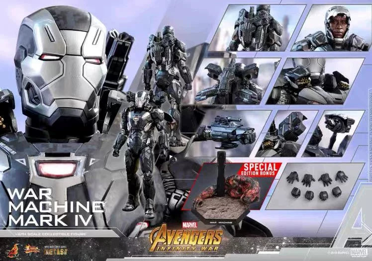 【MT】Hot Toys MMS499 Marvel "Avengers 3: Infinity War" War Machine MK4 1:6 Scale Alloy Collectible Doll Movable Model Toy