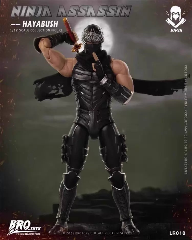 BROTOYS Ninja Assassin Hayabusa Ninja Gaiden 1/12 Action Figure