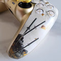 Sony original PS5 controller modified and upgraded with Hall TMR joysticks: Yangtishan Golden Soul edition.