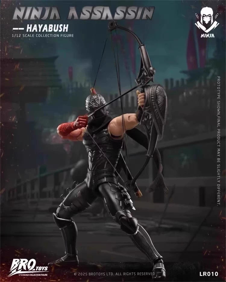BROTOYS Ninja Assassin Hayabusa Ninja Gaiden 1/12 Action Figure
