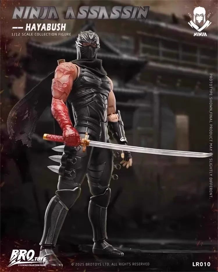 BROTOYS Ninja Assassin Hayabusa Ninja Gaiden 1/12 Action Figure