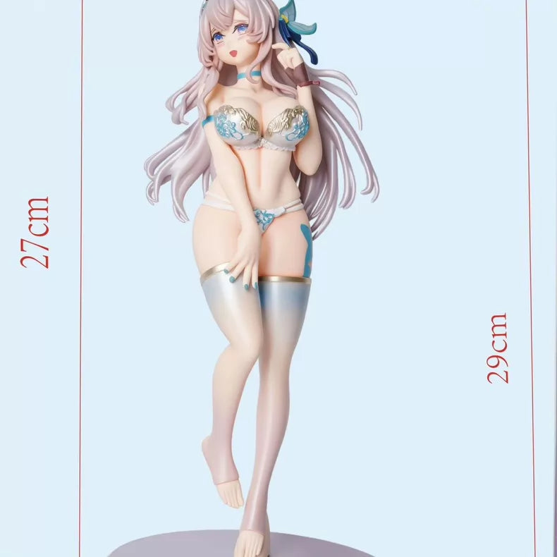 Honkai Dome Railroad Ryusei Swimsuit Figure 1/7 Scale Height 27cm