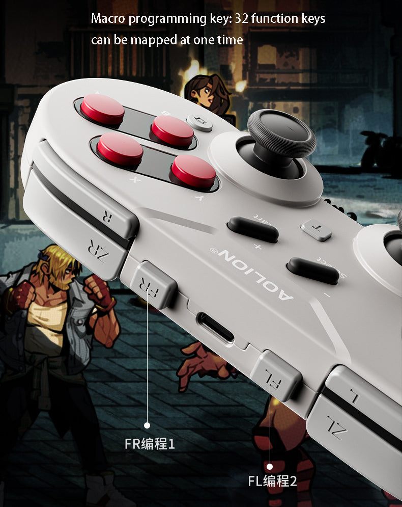 Draadloze Game Controller Dual Hall Effect Gyroscoop Body Sensation Apple Android Pc Universele Draagbare Gamepad ﻿