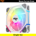 Вентилатор Aigo AM12 Rgb Ventoinha PC Controladora 120mm Комплект вентилатори за компютърна кутия 6-пинов воден охладител Вентилатори за охлаждане на процесора Argb 12cm Ventilador
