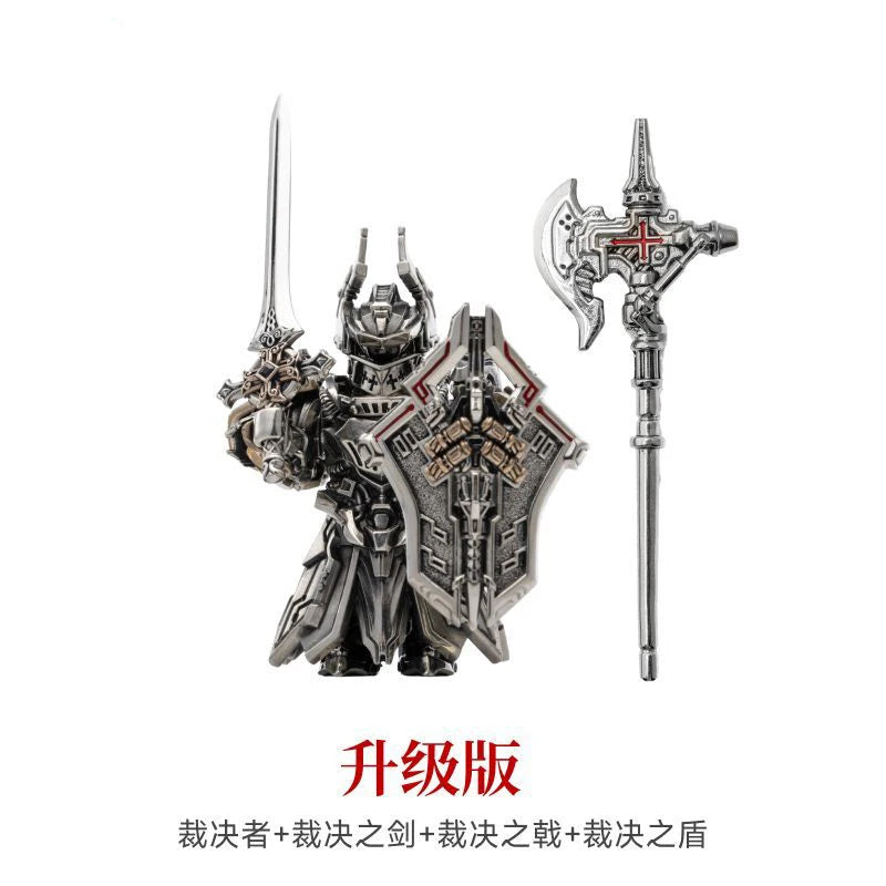 Magnetic Detachable Mech Arbiter Armor Seraph Knights Templar MOC Building Blocks Delicate Metal Figurine Ornament Bricks Toys
